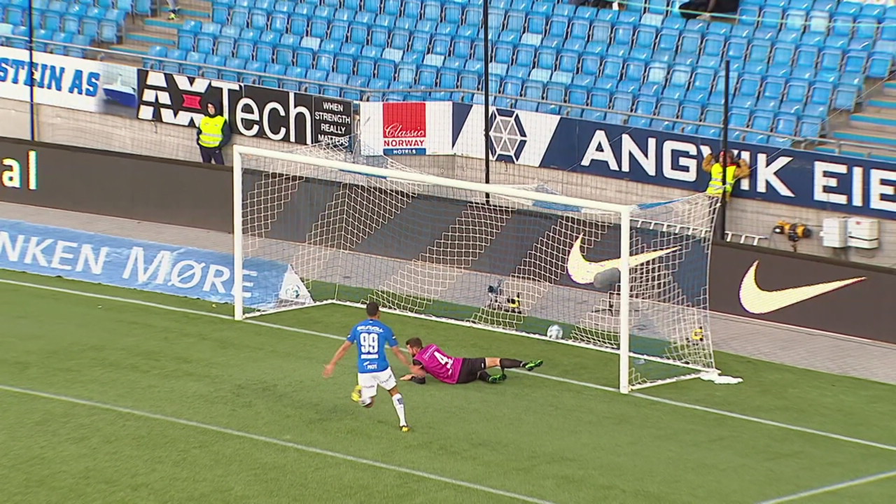 Ellingsen scorer fra 40 meter